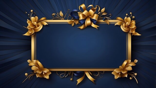 Chester banner with empty space, Cyber Monday theme luxury navy background