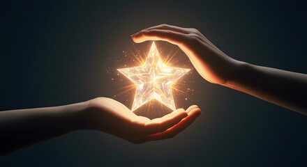 Advanced star safety visualization in futuristic secure digital concept showcasing innovative and modern data protection representation