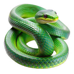 Obraz premium green snake