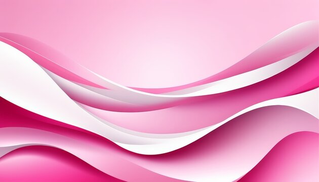 Sanfte, geschwungene Wellen in Rosa- und Wei&szlig;t&ouml;nen mit einem leichten Glitzereffekt. Elegantes, abstraktes Design, ideal f&uuml;r Hintergr&uuml;nde oder kreative Projekte. Generative KI.