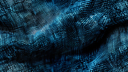 Detailed texture in blue hues reveals complex patterns, creating a visually captivating backdrop that emphasizes natural beauty and intricate designs