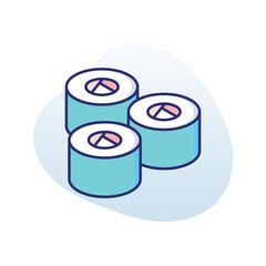 Sushi vector icon