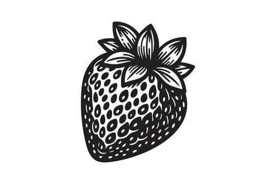 recommend clip art: strawberry healthy fruit nature outline 