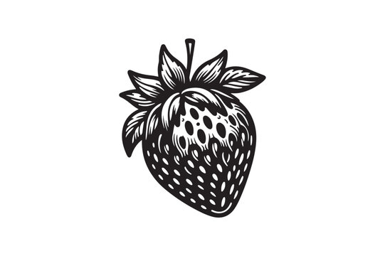 recommend clip art: strawberry healthy fruit nature outline 