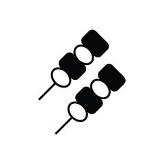 Skewer vector icon