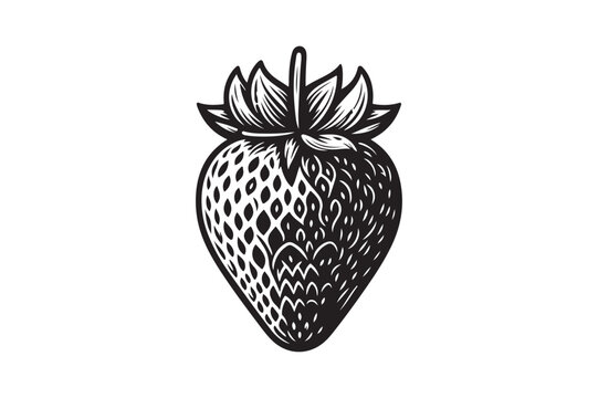 recommend clip art: strawberry healthy fruit nature outline 