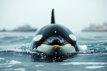 Orca in the sea