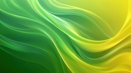 Abstract Gradient Backgrounds: Textured Waves in Shades of Yellow and Green for Modern Design