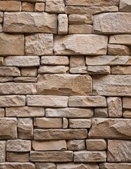 Obraz premium Helle Backsteinwand mit subtilen Details und moderner Ästhetik