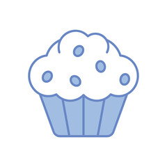 Muffin vector icon