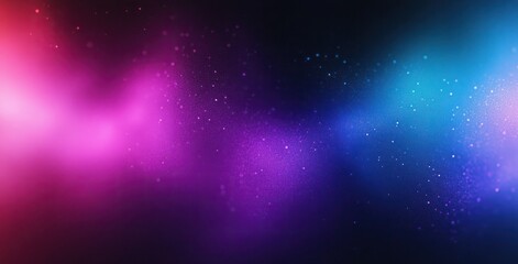 Obraz premium Vibrant Purple Teal Gradient Abstract Background with Soft Bokeh Lighting and Ethereal Atmosphere