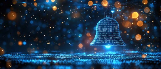 Digital Bell Icon for Notifications and AI in Scheduling, Personalized Alerts and User Engagement