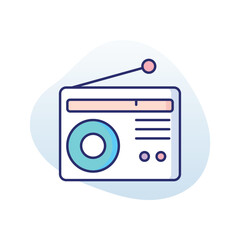 Radio  vector icon