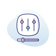 Equalizer  vector icon