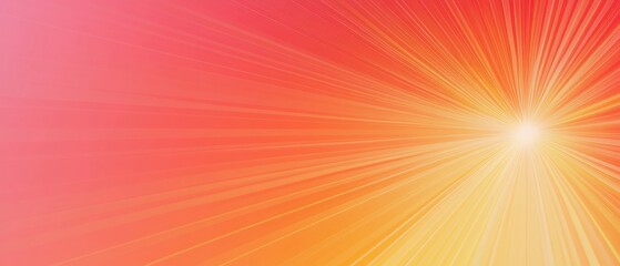 Obraz premium Radiant Abstract Background with Warm Gradient and Light Rays