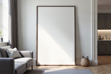 "Contemporary living room with minimalist decor and natural light."
