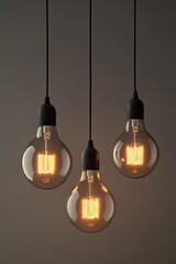 Soft warm lighting from hanging bulbs creates an inviting atmosphere for evening gatherings or early morning reflections