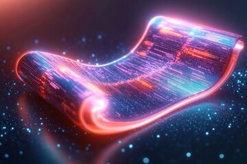 Digital Invoice Template for Electronic Payment Management and Online Billing Solutions with QR Code