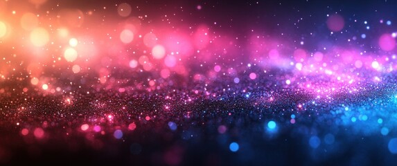 Abstract Gradient Background Vibrant Blue Pink Design Glowing Grainy Texture Poster Wallpaper Cover