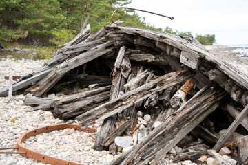 Überreste Schiffswrack Swix auf Öland