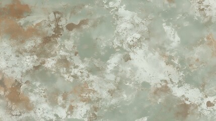 soft matte background with pale green and warm brown tones, incorporating faint, irregular spotting to emulate the weathered patina of oxidized copper. 