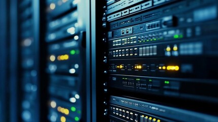 Modern Data Center Equipment with User-Friendly Interface