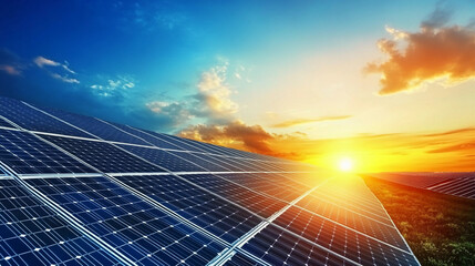 solar power, solar power farm, solar farm,  Renewable energy, power farm, sustainable - Symmetrical Solar Energy Farm Showcasing Renewable Technology Innovation	
