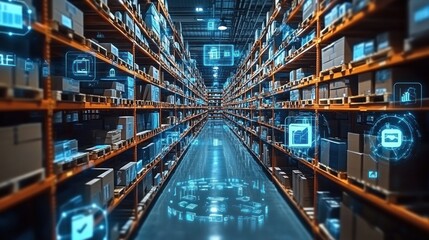 Smart Warehouse Management System with IoT Devices for Efficient Inventory and Predictive Maintenance