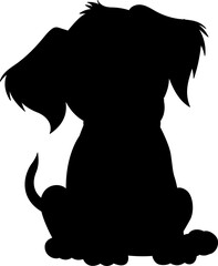 Dog Vector Silhouette Illustration