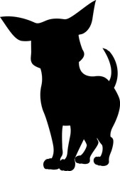 Dog Vector Silhouette Illustration