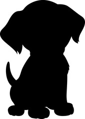Dog Vector Silhouette Illustration