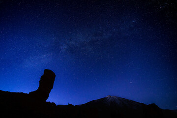 Starnight on Christmas Eve at Mount Teide