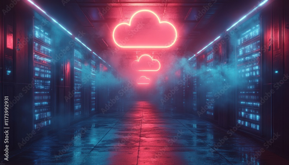 Poster Cloud Backup Disaster Recovery Solutions Automated Security Resilience Information Technology Infrastructure Storage Protection Remote Redundancy