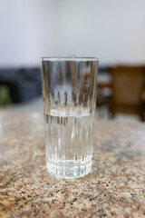 Half-Filled Glass of Water