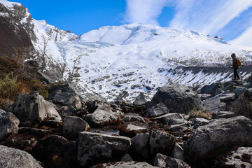 Obraz premium snow covered mountains
