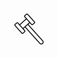 auction hammer icon sign vector