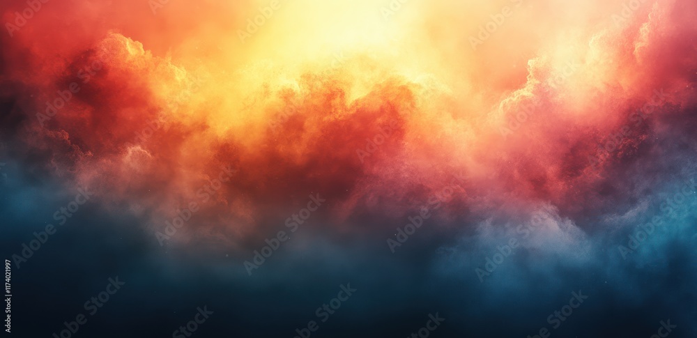 Poster dreamy abstract gradient background soft pastel hues ethereal composition ambient lighting design