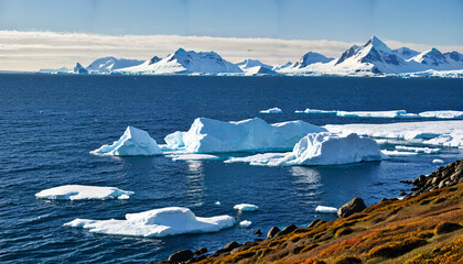 Paysage Glaciaire Époustouflant
