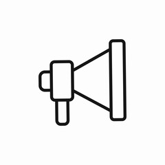 marketing campaign megaphone icon sign vector