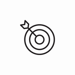 target shoot goal icon sign vector