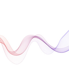 Abstract background with colored wave. Png