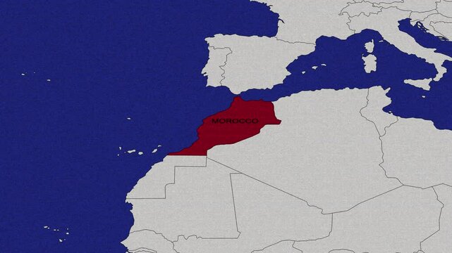 Map Of Morocco