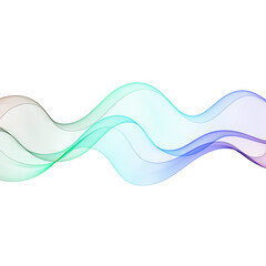 Blue wave pattern. Template for presentation. Png