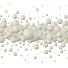 White  Pearl. Falling Gems Abstract Background. Shiny Design. Png