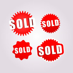 sold label set design