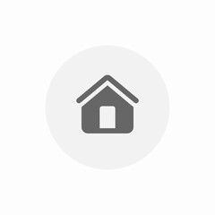 real estate house icon sign vector