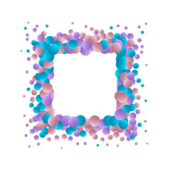 Abstract  pink balloons.  design element. Png