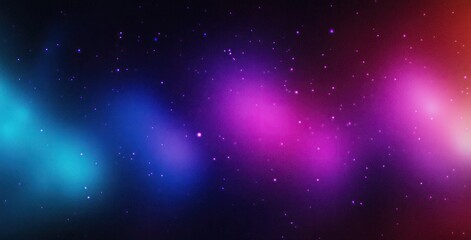 Vibrant Purple Teal Gradient Background with Soft Bokeh Lighting Abstract Ethereal Effect