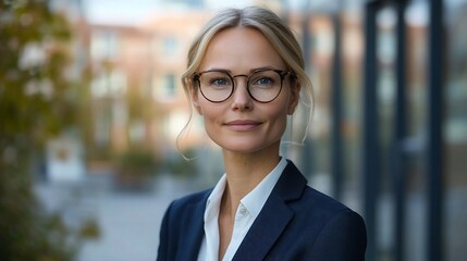 Confident businesswoman portrait.