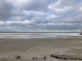 Lake Erie in winter